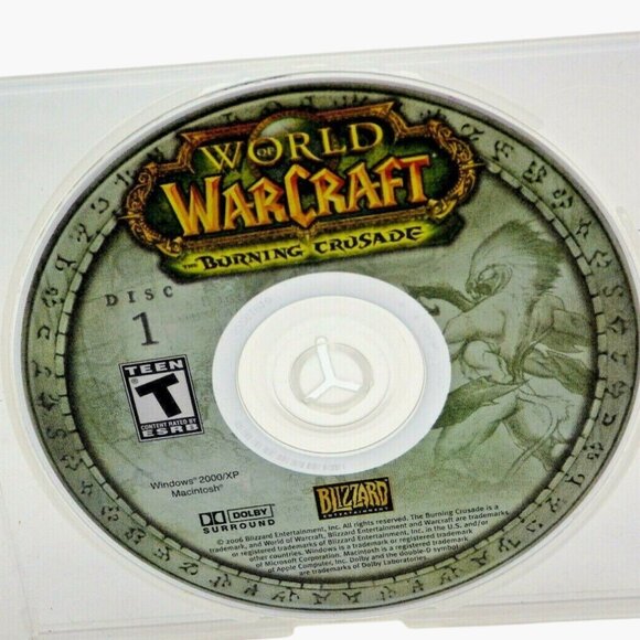 World of Warcraft The Burning Crusade PC 2006 Disc 1 - Picture 1 of 2